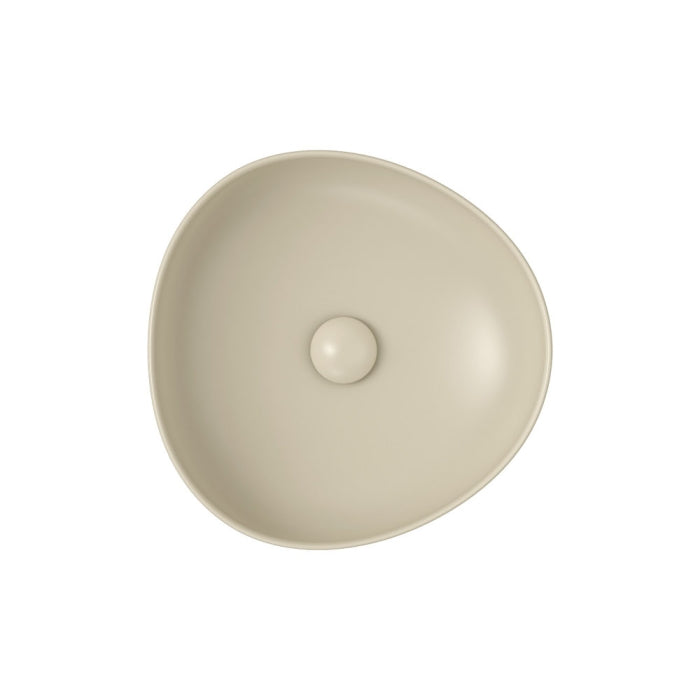 Pebble Small Above Counter Basin - Matte Khaki