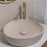 Pebble Small Above Counter Basin - Matte Khaki