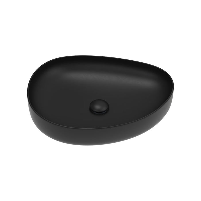 Pebble Medium Above Counter Basin - Matte Black