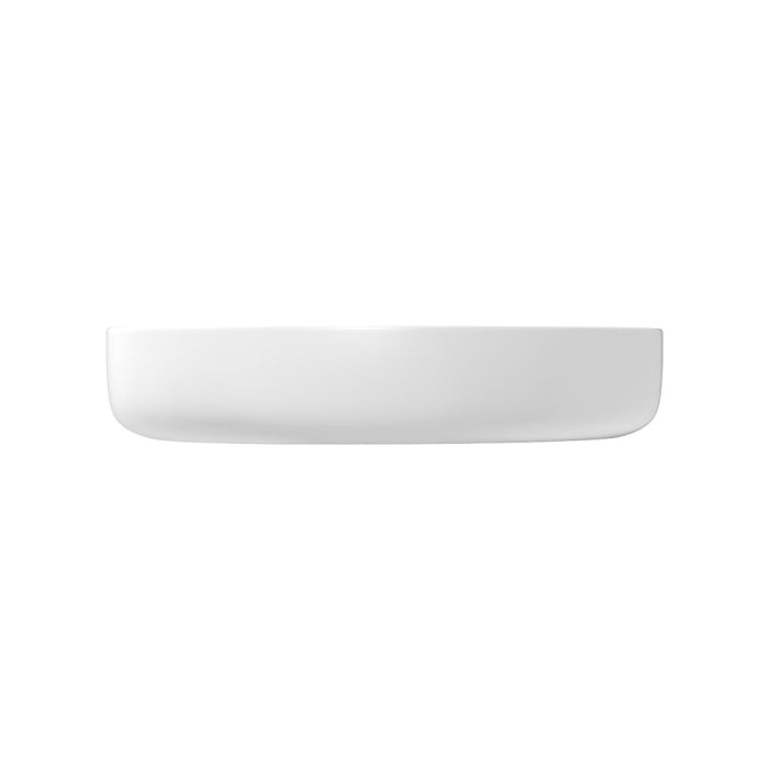 Pebble Medium Above Counter Basin - Matte White