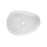 Pebble Medium Above Counter Basin - Gloss White