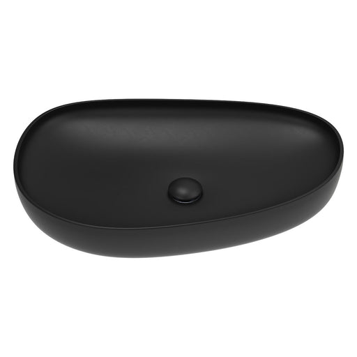 Pebble Large Above Counter Basin -  Matte Black