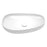 Pebble Large Above Counter Basin -  Matte White