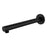 Round Shower Arm - Matte Black