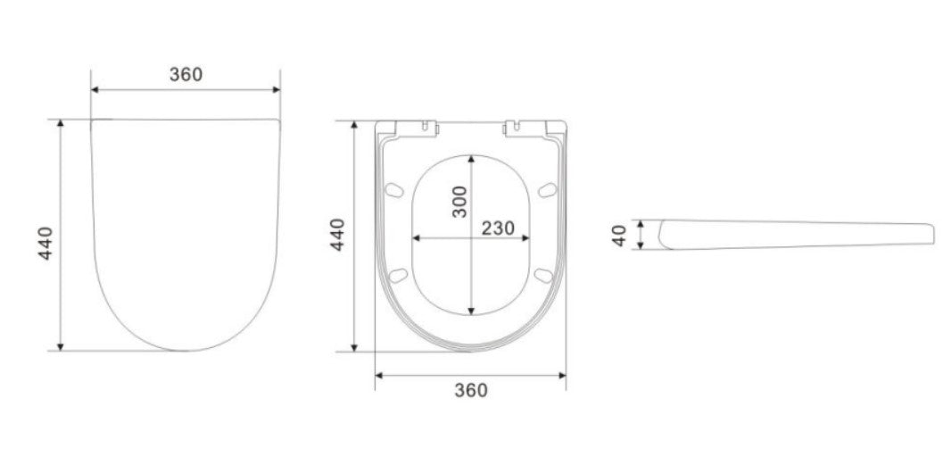 Veda Rimless Wall Hung Pan