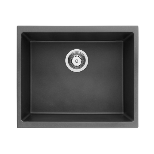 Quartz Top/Undermount Kitchen Sink - 543mm Matte Black