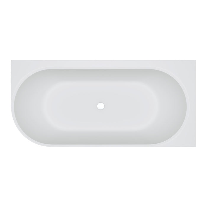 Matta Solid Surface Corner Bath -  1700mm