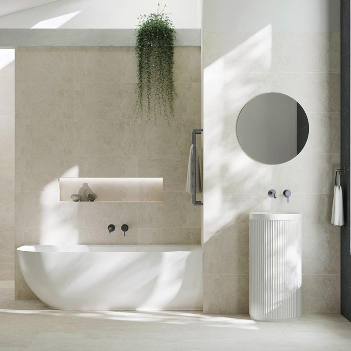 Matta Solid Surface Corner Bath -  1700mm