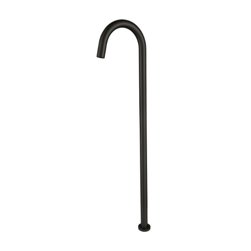 Star Freestanding Bath Spout - Matte Black