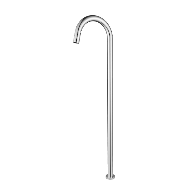 Star Freestanding Bath Spout - Chrome