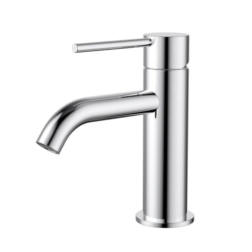 Star Mini Basin Mixer Curved Spout - Chrome