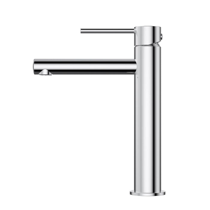 Star Mini Mid Rise Basin Mixer - Brushed Nickel