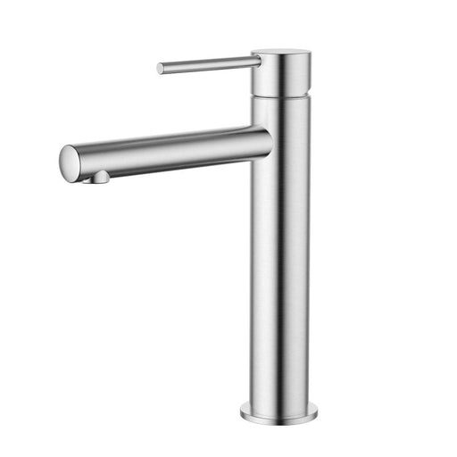 Star Mini Mid Rise Basin Mixer - Brushed Chrome