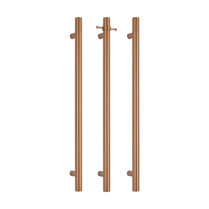 Vertical Towel Rail 40 X 950mm Warm Brushed Bronze