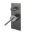 CADDENCE Series Brushed Gun Metal Grey Wall Mixer with Diverter