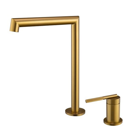 CADDENCE Series Brushed Brass Split Type Basin Mixer