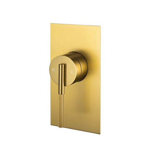 CADDENCE Series Brushed Brass Wall Mixer