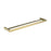 RUSHY Series Brushed Brass Double Towel Rail 600mm