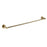 Round Brushed Brass Single Towel Rack Rail 900mm