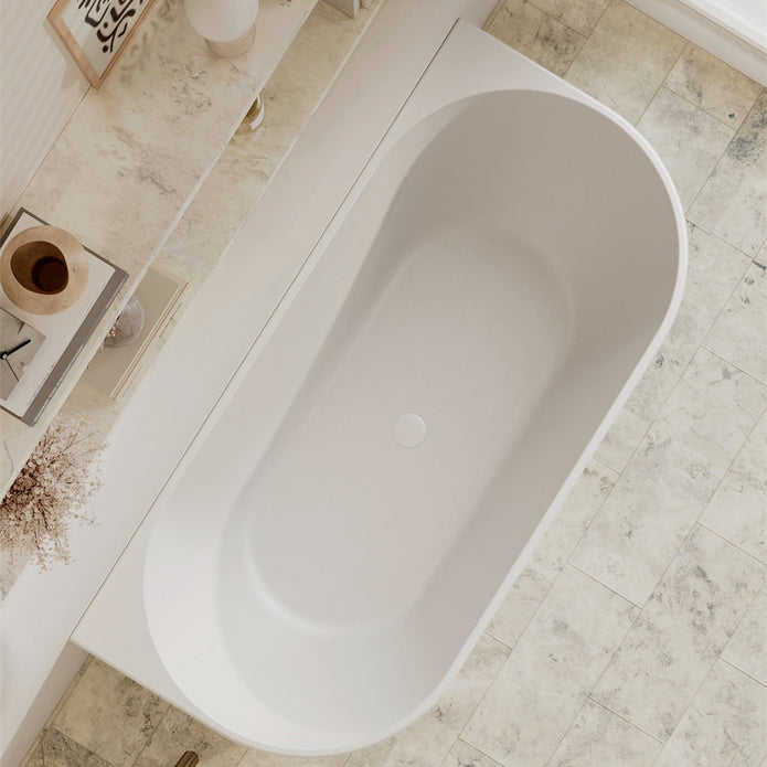 Auris Back to Wall Bathtub