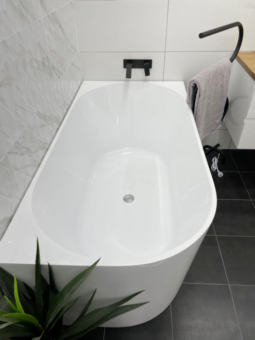 Auris Corner Back to Wall Bathtub