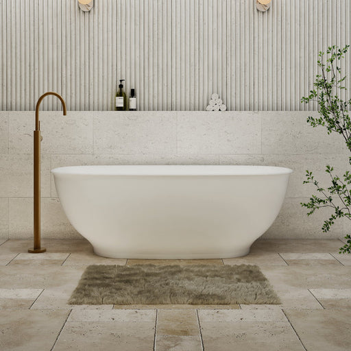 Hampton Freestanding Bath Matte White