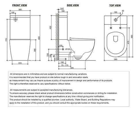 Voghera Tornado Toilet Suite