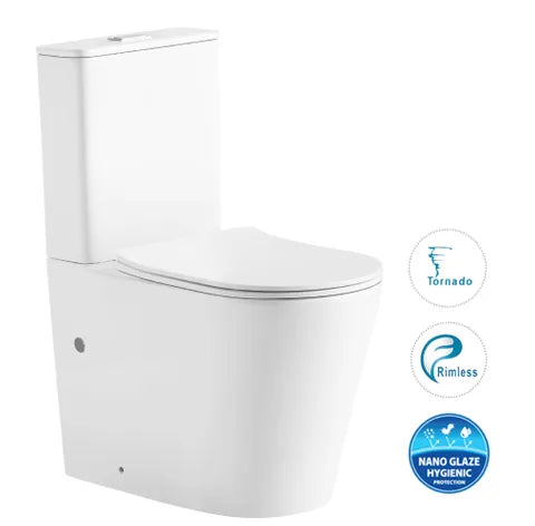 Radiant Toilet Suite Slim Seat - Matte White