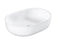 BRONTE OVAL 500X350X130 GLOSS WHITE BASIN