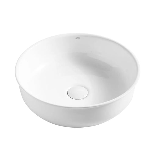 BRONTE ROUND 390X390X130 GLOSS WHITE BASIN