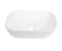 ARTIS O'96 455X325X135 MATTE WHITE OVAL BASIN ULTRA SLIM