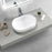 PORTOFINO SOLID SURFACE 500X345X140 MATTE WHITE BASIN NF