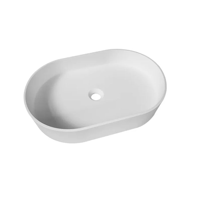 NOOSA SOLID SURFACE 585X385X110 MATTE WHITE BASIN NF