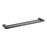 AU Series Gun Metal Grey Double Towel Rail 800mm