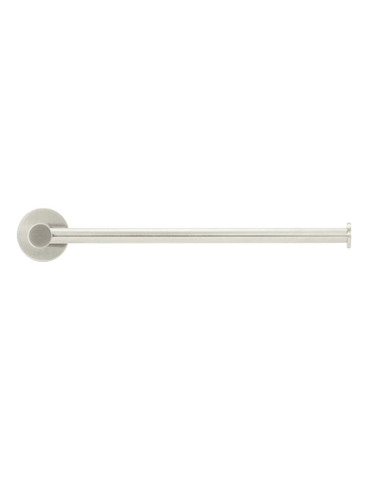 Round Guest Towel Rail -  Brushed Nickel