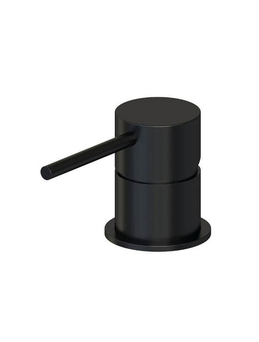 Round Deck Mounted Mixer - Matte Black