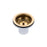 Brushed Gold 440x440x205mm Satin Stainless Steel Single Bowl Sink for Flush Mount and Undermount