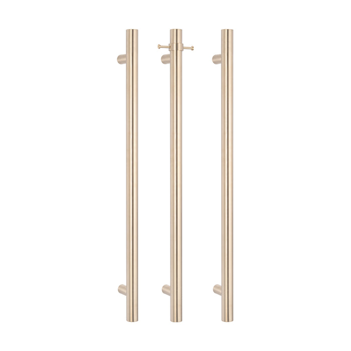 Vertical Towel Rail 40 X 950mm Warm Brushed Nickel