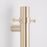 Vertical Towel Rail 40 X 950mm Warm Brushed Nickel