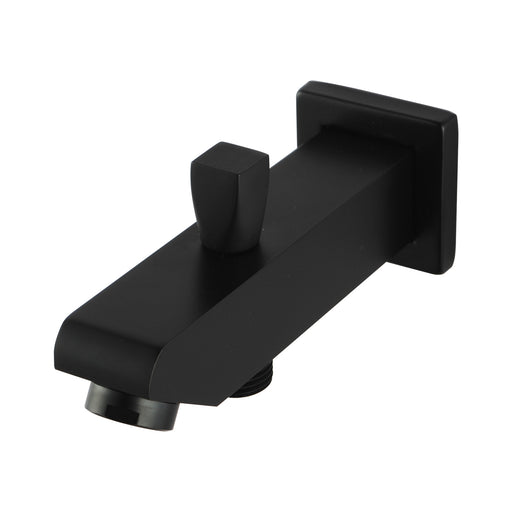 BLAZE Matte Black Bathtub/Basin Wall Spout with Diverter