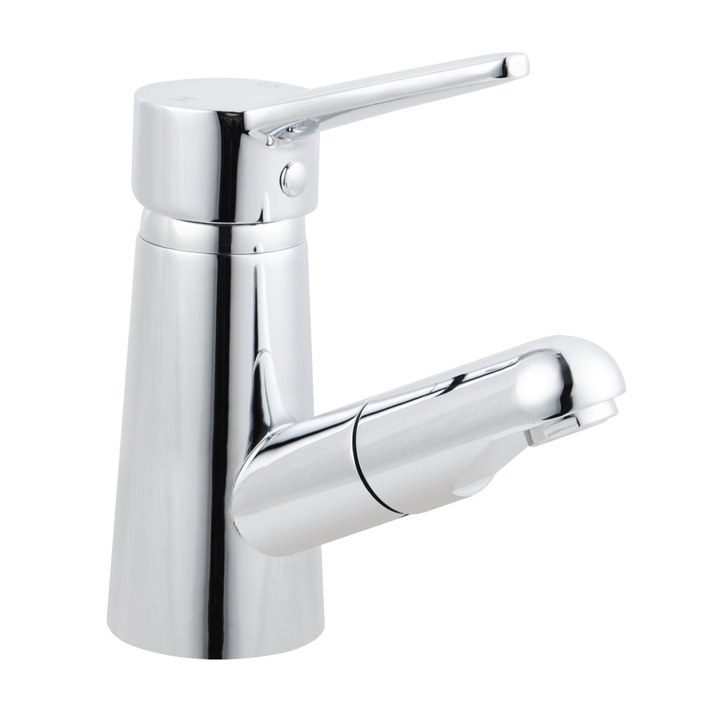 Chrome Pull Out Basin Mixer