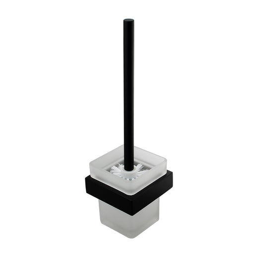 Black and White Toilet Brush With Holder