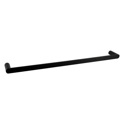 RUSHY Black Single Towel Rail 800mm