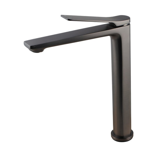 Brass Brushed Gun Metal Grey Tall Kitchen Mixer Tap Sink Mixer