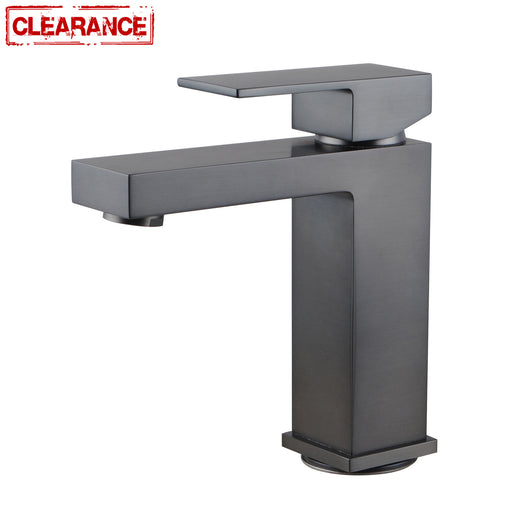 BLAZE Series Gun Metal Grey Basin Mixer Tap