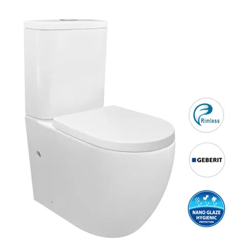 Cosenza Rimless Toilet Suite