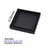 Matte Black Shower Grate Floor Waste Drain Smart Insert Tile 120*120mm