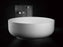 Omnia 1350mm Matte White Stone Bath