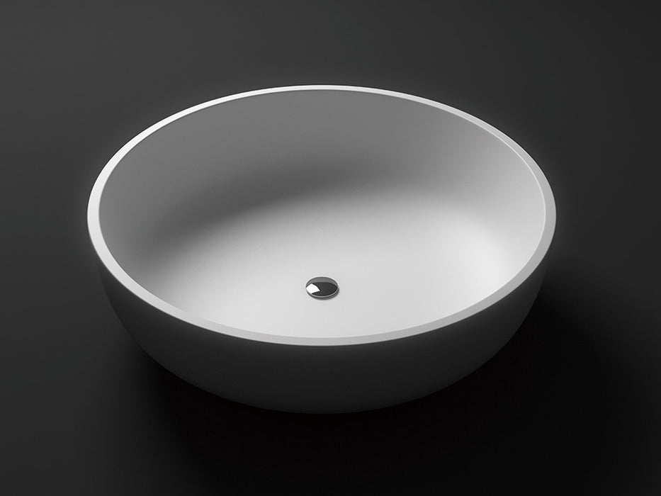 Omnia 1350mm Matte White Stone Bath