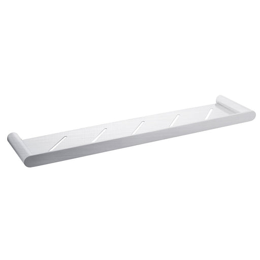 RUSHY Brushed Nickel Round Stainless Steel Shelf